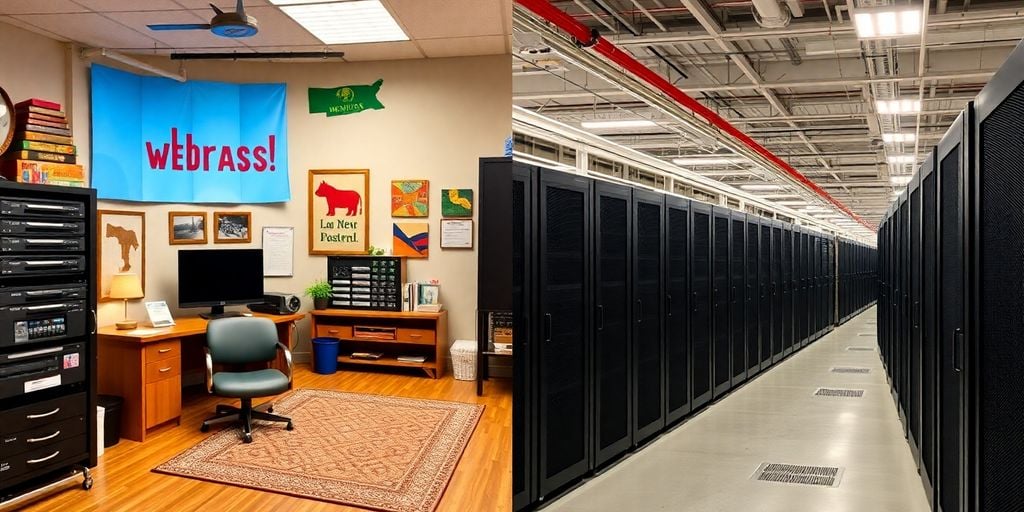 Local and national web hosting servers comparison in Nebraska.